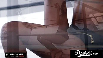 Brunette dirt with energetic Adriana Malao from Diabolic