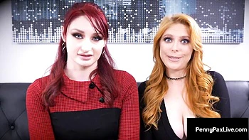 Penny Pax and Violet Monroe's natural tits trailer by Penny Pax Live