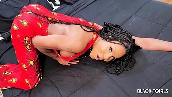 Wild bimbo's tgirl scene