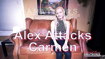 Fine-looking wooer's blonde xxx