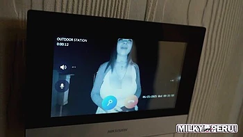 Cum on tits scene with cool femme from Milky Peru