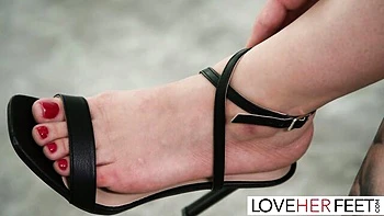 Love Her Films featuring Xwife Karen's feet sex scene