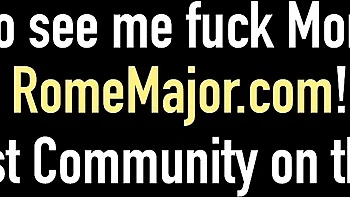 Amatory Rome Major and Ashley Pink at licking pussy dirt