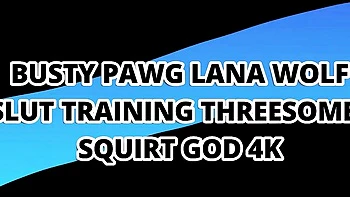 Squirting Fun featuring Lana Wolf and Matt Bird's rough dirt