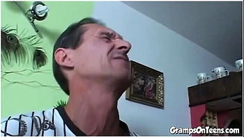 Teen 18+ Slut Fucks Grandpa Cock After Sucking