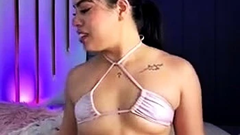 Hottest brunette solo webcam masturbation 2