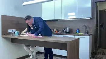 Step Brother with stepsister caught parents sex in bedroom and start fuck