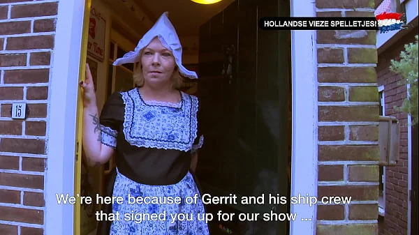 Dutch Dirty Games - Visiting a Dutch MILF with Creampie (FULL SCENE with ENGLISH Subtitles!) - Nederlands gesproken!