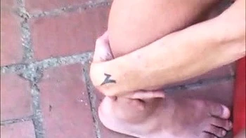 Hardcore double blonde blowjob