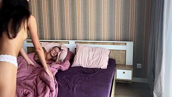 The Cuckold Woke Up To Find His Wife Being Fucked Right On Top Of Him