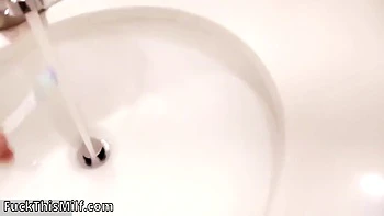 Step-family Threesome - Three Hotties Share A Creampie