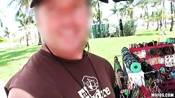 Spicy as fuck blonde with big boobs Eva Cole is jumping on a big dick