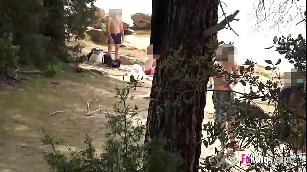 COCK HUNT! Redhead babe hunts for guys to fuck in the forest