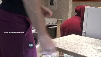 Stupid Maid Stuck in Washing Machine