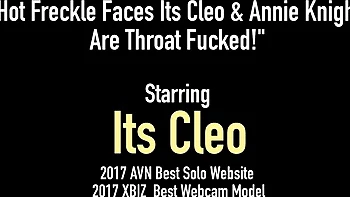 Its Cleo Live featuring Annie's cumshot video