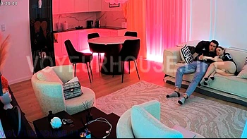 Amateur latin caught by hidden cam