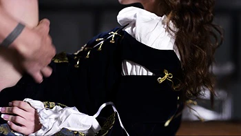 Babe doing a hardcore blowjob