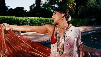 Jasmine Sherni In The Moonlit Waters Embrace Awakens Sensual Passions With Graceful Allure