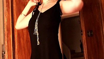 Sweet busty babe masturbating