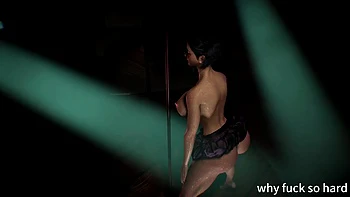 3D Big Ass Asian MILF Naked Her Huge Ass Got Fucked so Hard