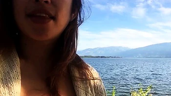 Chubby Brunette Big Boobs Dildo Masturbation