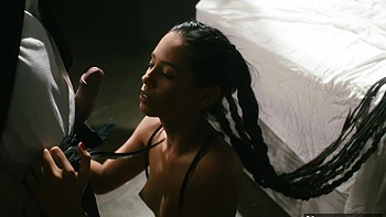 Markus Dupree fucked ebony babe Andreina De Luxe in doggy style