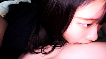 Japanese teen blowjob and hard fuck uncensored