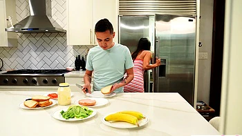 Bratty latina stepsister flight or fuck