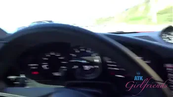 Beach date with Kourtney Ray who loved having her pussy played with and giving road head POV