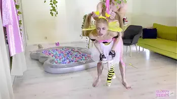 Little Bee Flat Chest Cute Face Sucks Cocks - Trailer#01 Bonnie Dolce