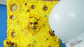 SpongeKnob SquareKnuts: Blowjob, Cumshot  Interracial Porn