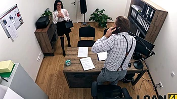 Asandra Dewy, a young ukrainian model, gets fucked in doggy style during a steamy casting session.