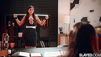 Violet Myers Submits Her Big Natural Tits To Vicki Chase