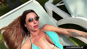 Luiza Marcato And Jason Carrera In Happy Ending Massage With The Pool Guy