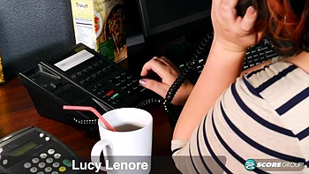 Juicy Lucy Lenore Masturbates Her Big Tits and Ass