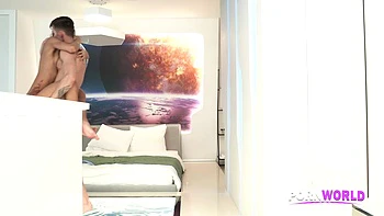 Interaccial Step Brother and Sister Lia Lin Have Sensual Anal While Parents are Away GP2737