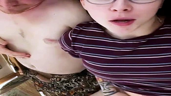 Amateur teen blowjob and cumshot from a guy