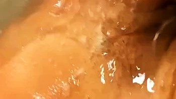 Brunette amateur babe strips off and masturbates