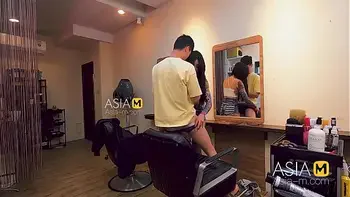 ModelMedia Asia-Barber Shop Bold Sex-Ai Qiu-MDWP-0004-Best Original Asia Porn Video