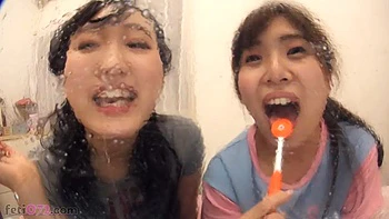 Japanese Lesbian Virtual Kiss  Spit POV: Onlyfans, Asian  Kissing Porn