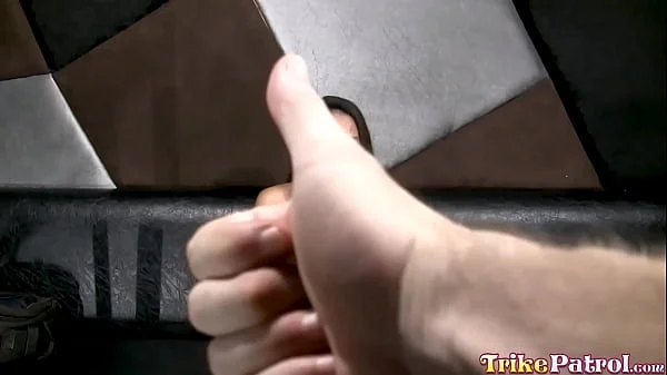 TrikePatrol Loud Moaning Pinay Rides Big White Couch Dick