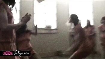 Piercing tongue xxx with thrilled Mia Vendome from XXX-Vintage