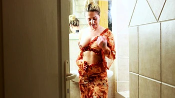 Euro Milf Jane Sweet Masturbates in Lingerie