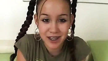 Amai Liu POV Blowjob - Cute Asian Teen with Braces Sucks Dick