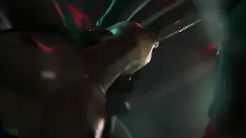 Jill deepthroats black cock (yeero)