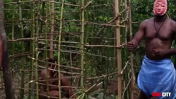 Somewhere in west Africa, on our annual festival, the king fucks the most beautiful maiden in the cage while his Queen and the guards are watching