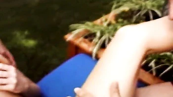 Hot cougar fucked hard with cumshots in 3some
