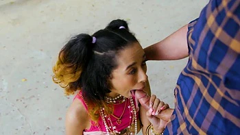 Warning Fantastic blonde big cock blowjob and cumshot