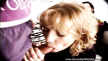 Swinger threesome fucked by married couple