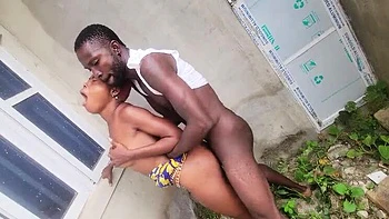 Amateur Nigerian Big Ass Doggy Style Fucking with Switcock